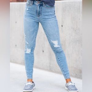 “Judy Blue” Jackson High Rise Tummy Control Top Skinny Jeans Size 31